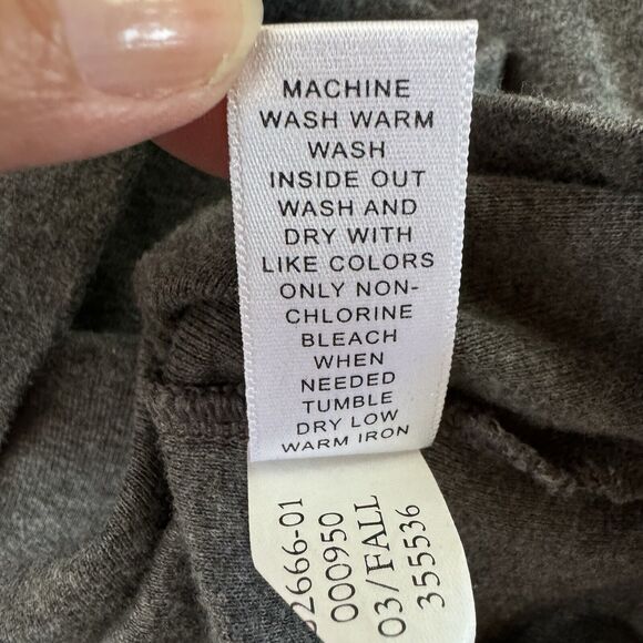 Banana Republic Women’s 3/4 Sleeve Flower Print Top Gray Small - Picture 11 of 12